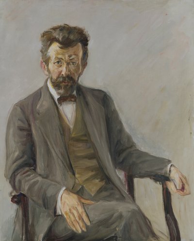 Le poète Richard Dehmel (1863-1920) - Max Liebermann